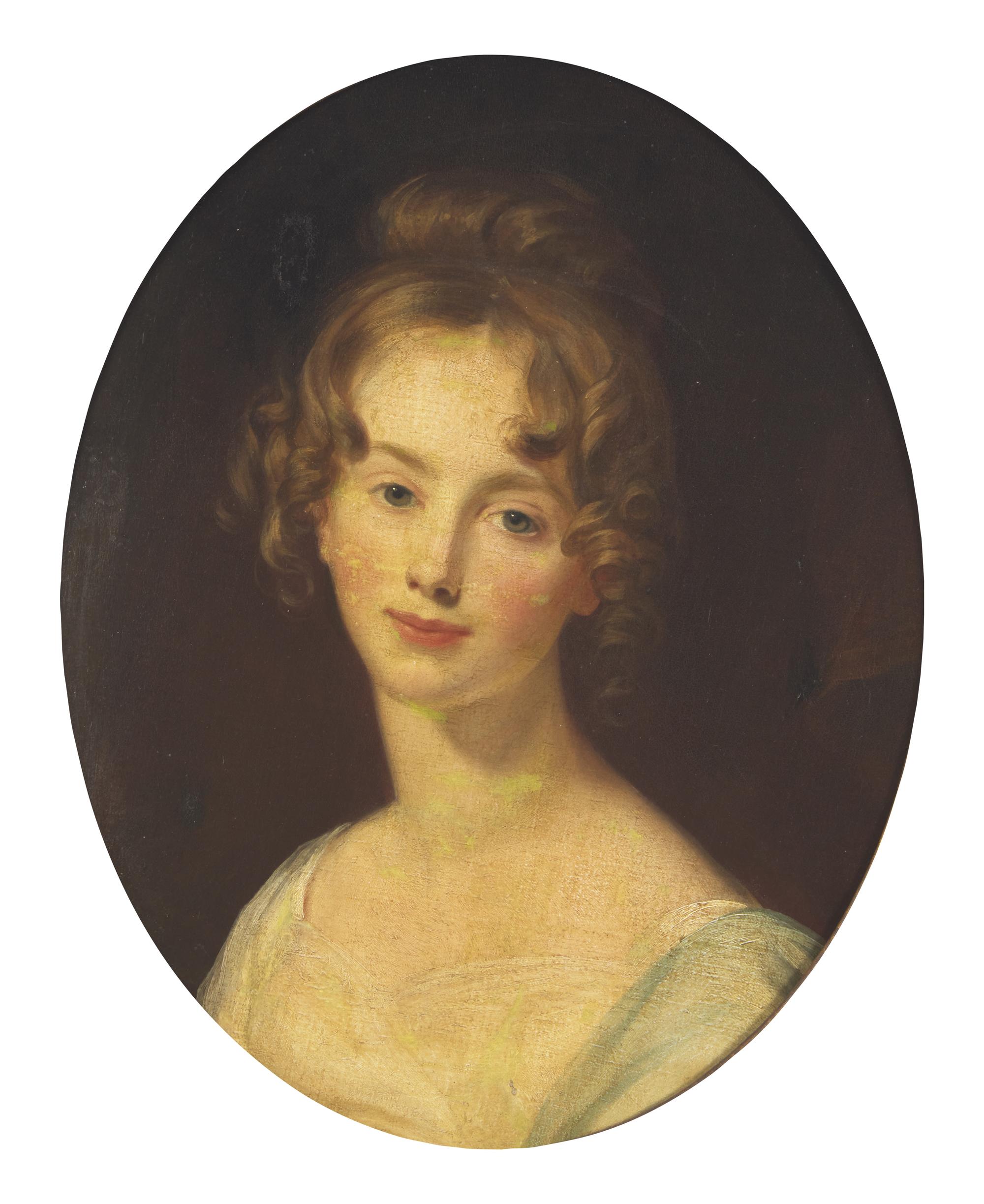 Attributed to Thomas Sully (1783-1872), A Portrait Of A Young Lady