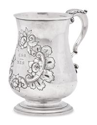 A Silver Cann, Joseph Richardson, Jr. (1752-1831), Philadelphia, PA, Circa 1770