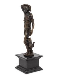 A Bronze Figure of Bacchus with Panther