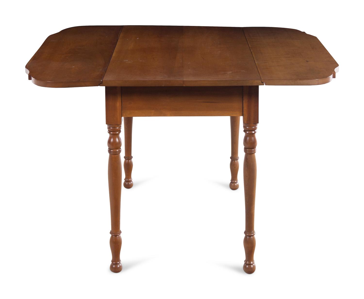 A Federal Style Maple Drop-Leaf Table