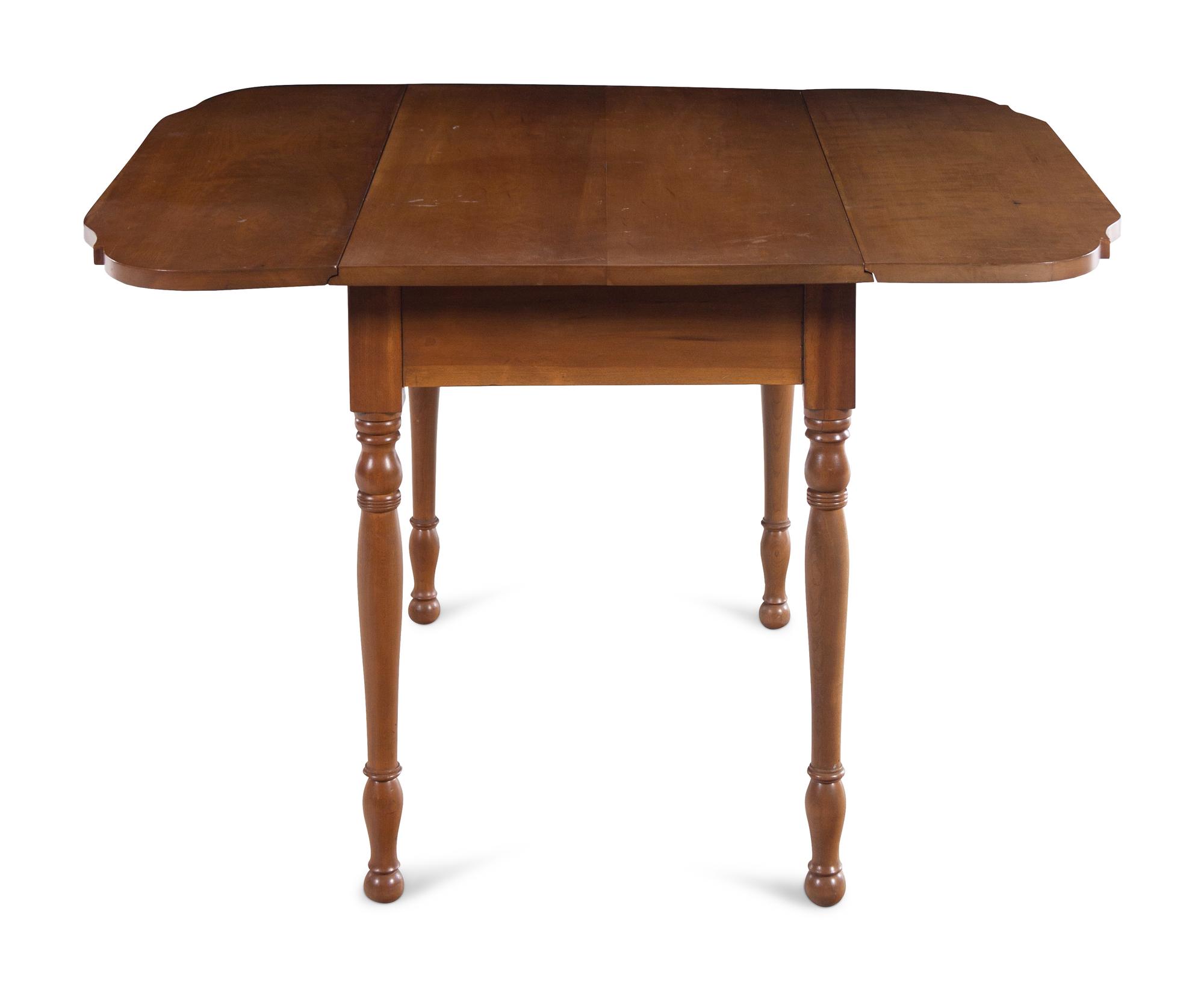 A Federal Style Maple Drop-Leaf Table