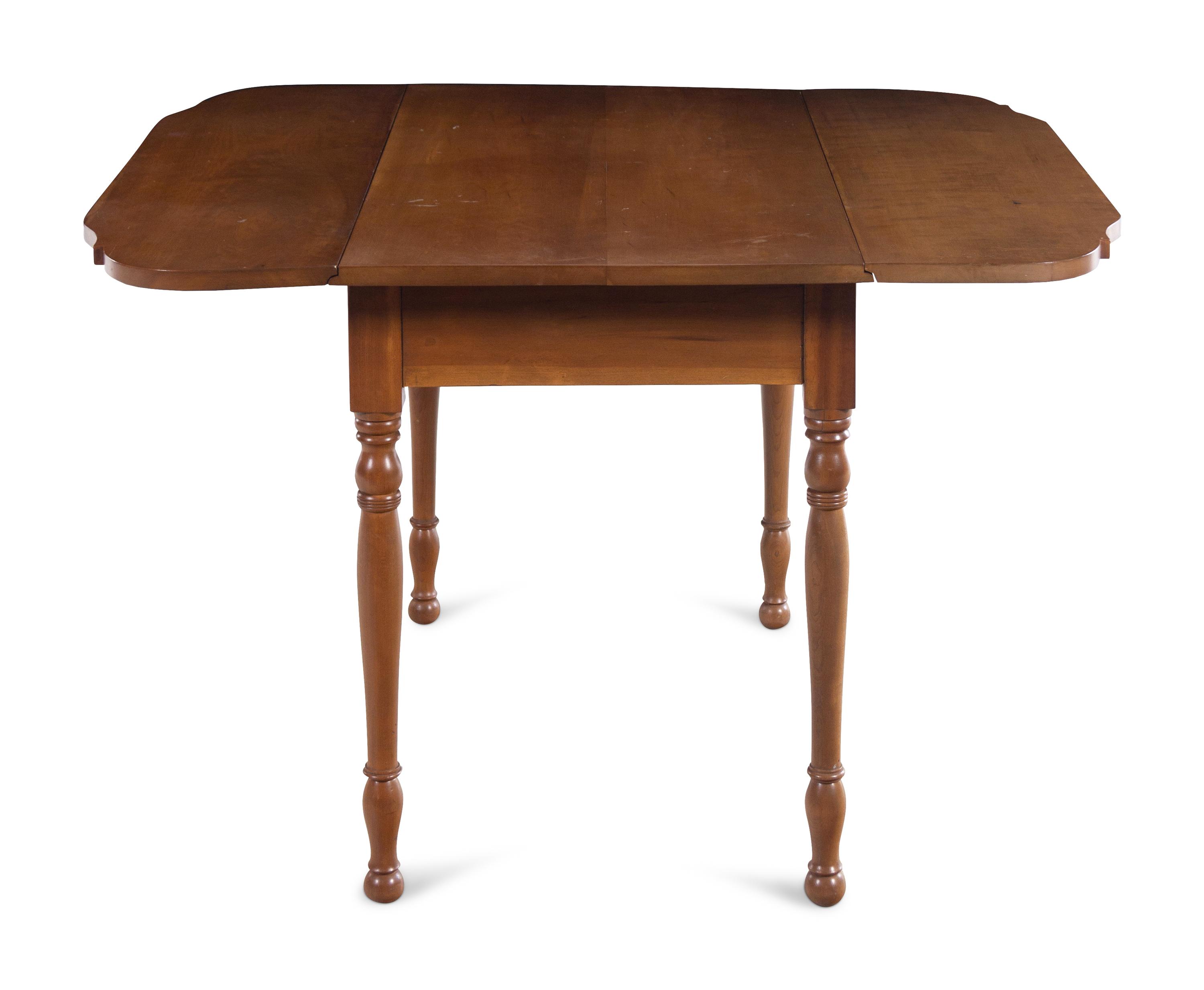 A Federal Style Maple Drop-Leaf Table