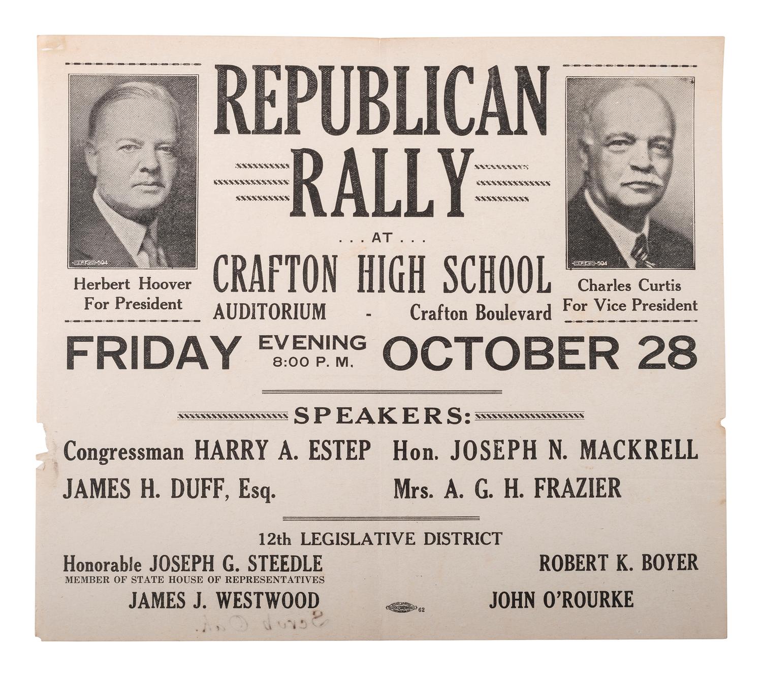 [POLITICS]. A large group of political ephemera from the 1920s-1940s.