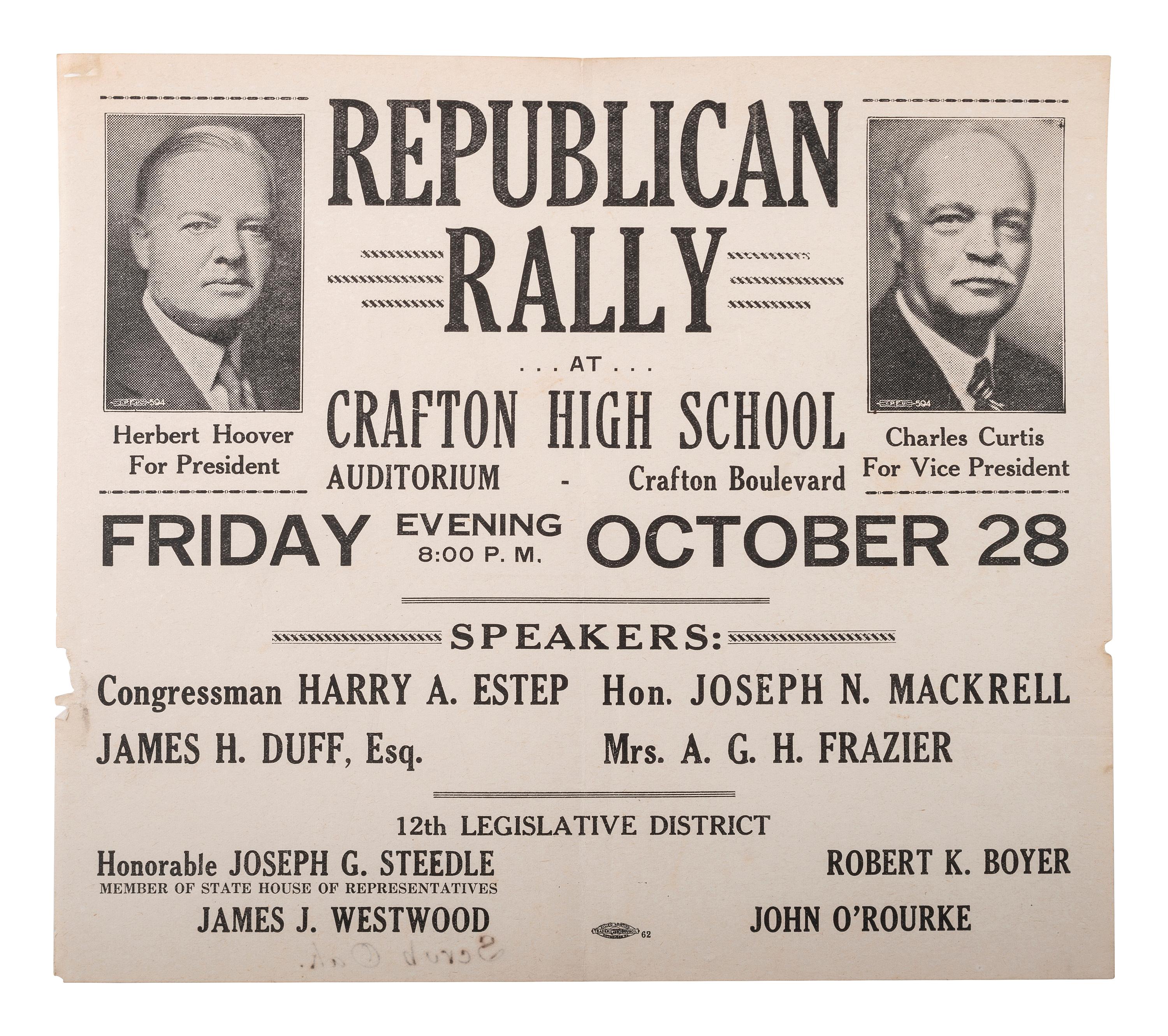 [POLITICS]. A large group of political ephemera from the 1920s-1940s.