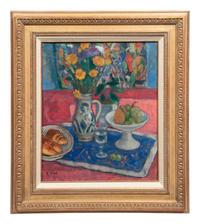 Pommes et fleurs