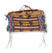 Apsáalooke [Crow] Beaded Hide Work Bag