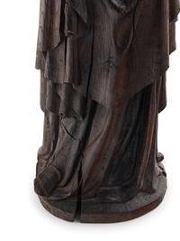 A Carved Oak Figural Group of the Madonna and Child