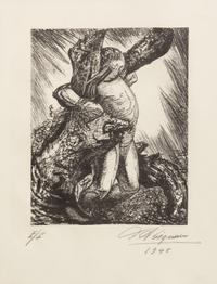 David Alfaro Siqueiros, (Mexican, 1896-1974), America Latina, 1945