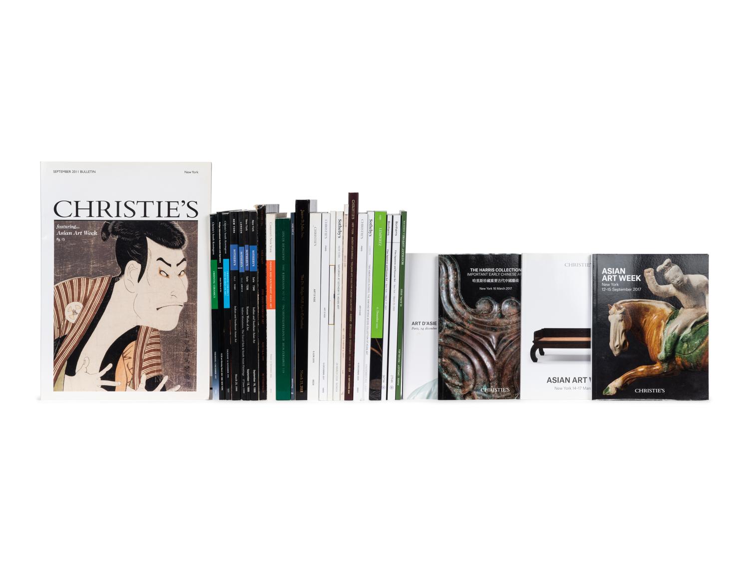 [AUCTION CATALOGUES] A group of auction catalogues about Asian Art, comprising: