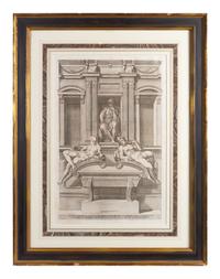 Four Architectural Engravings — 19TH CENTURY