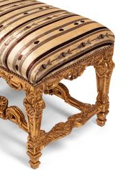 A Pair of Louis XIV Style Giltwood Benches
