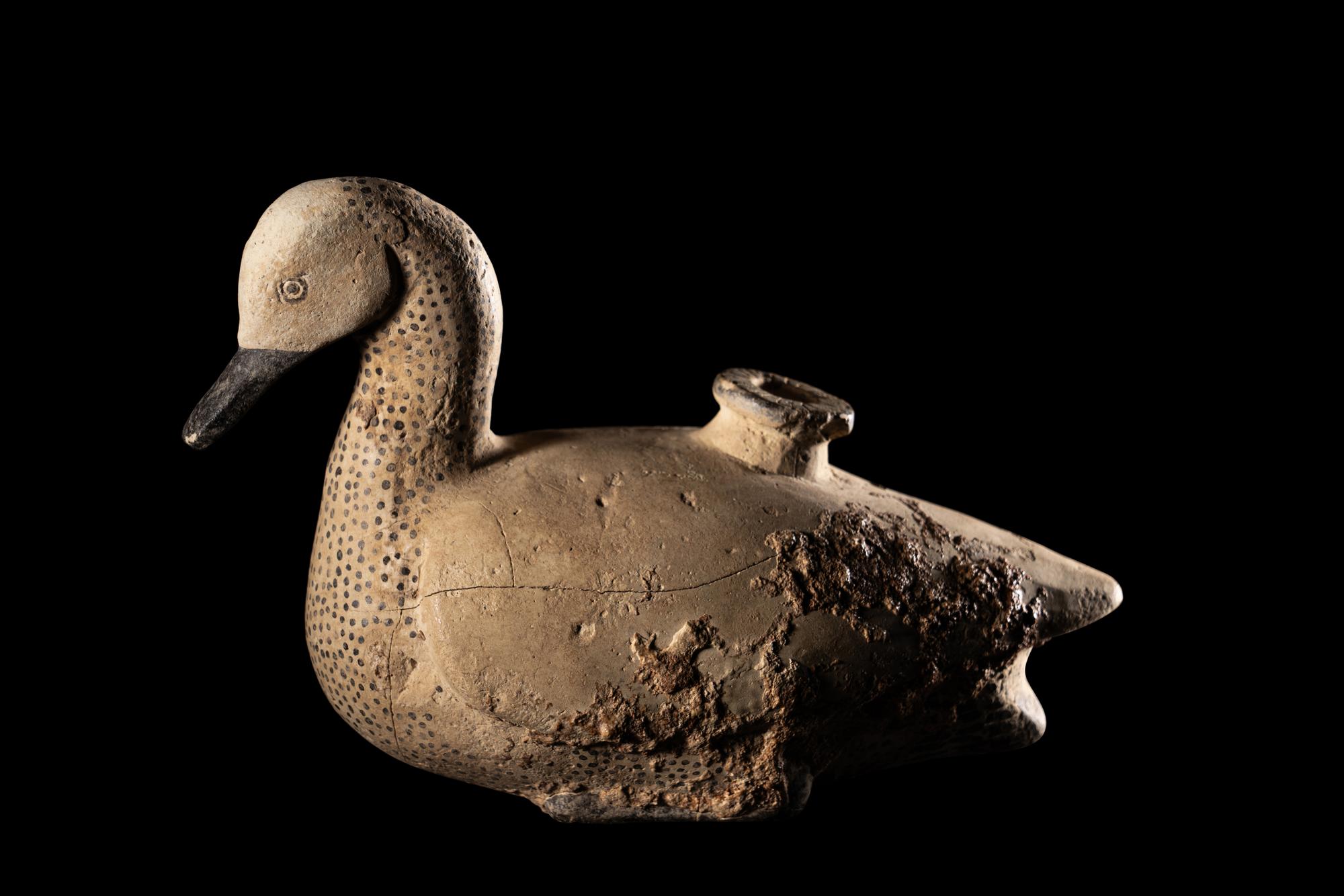 An East Greek Pottery Duck Askos
