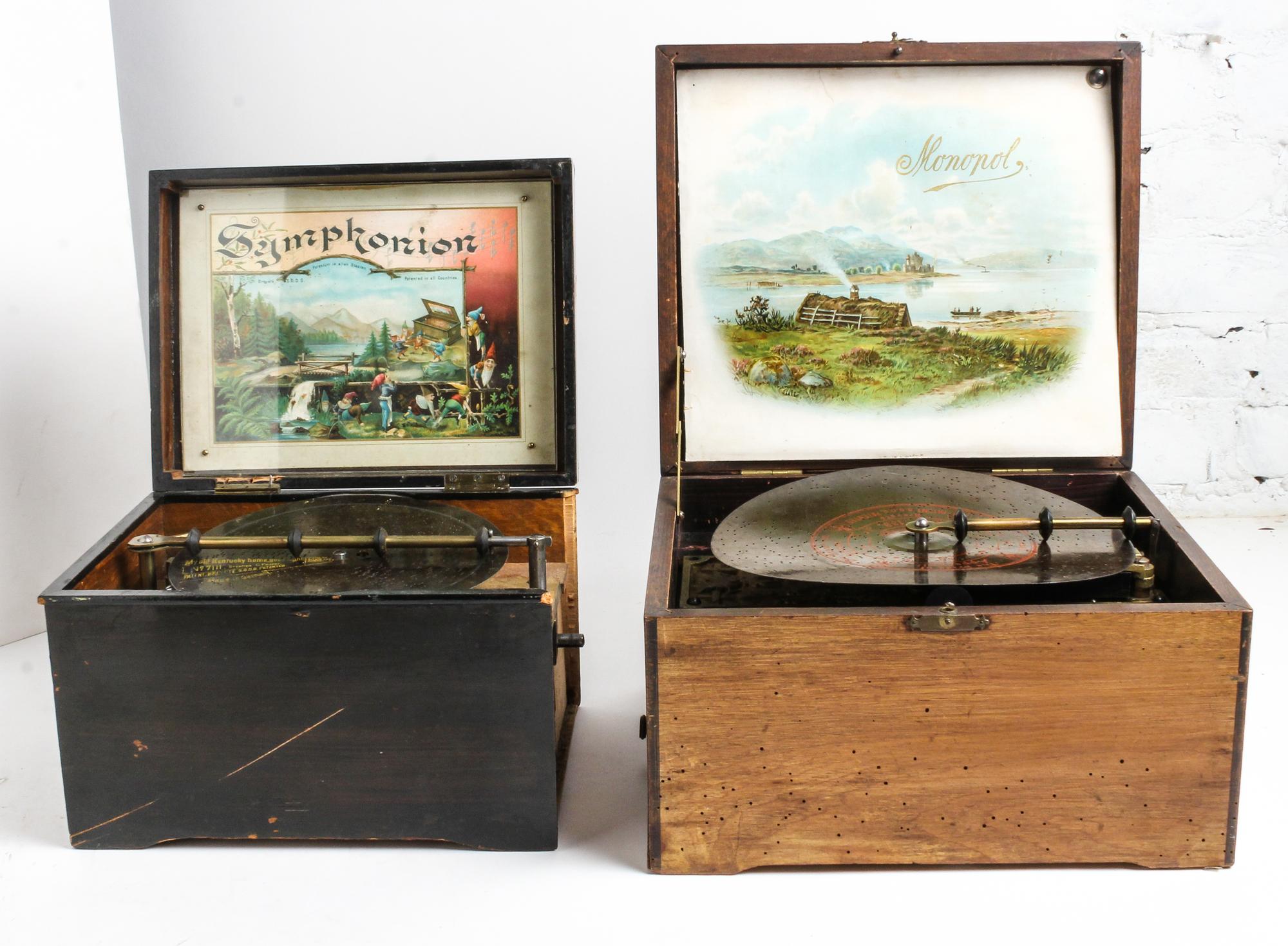 A German Cased Music Box Height 6 3/4 x width 12 inches. — MONOPOL, 19TH CENTURY