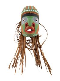 A Bella Coola (Octopus & Human) Mask by Gene Brabant