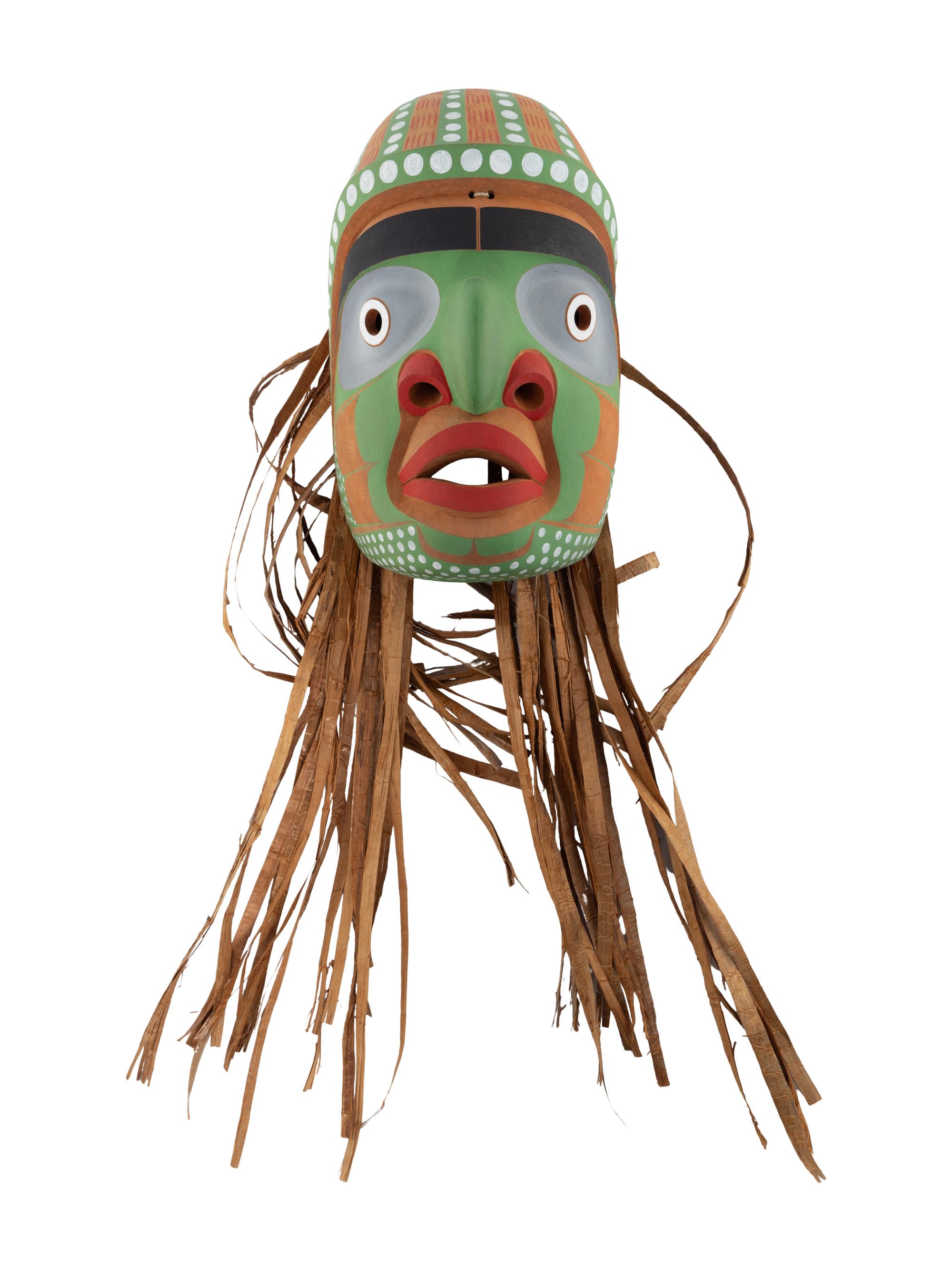 A Bella Coola (Octopus & Human) Mask by Gene Brabant