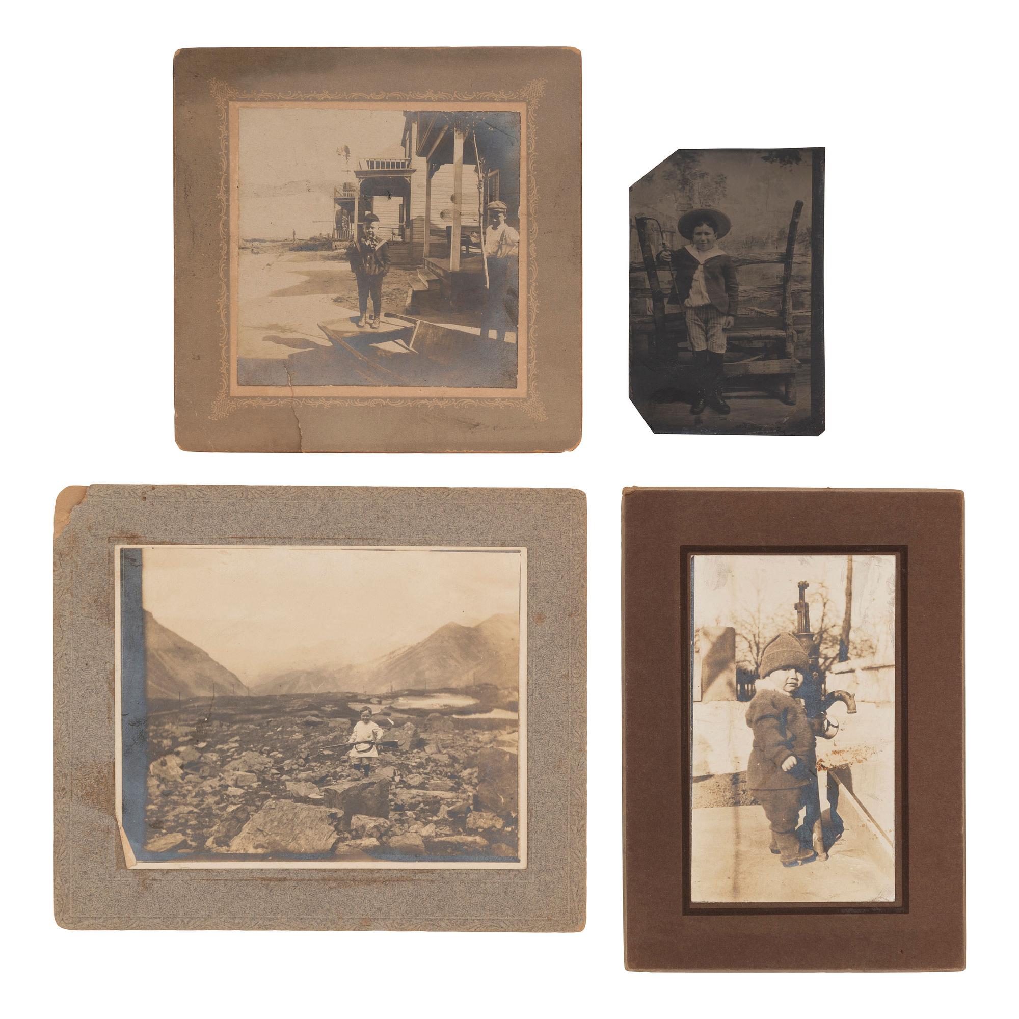 [EARLY PHOTOGRAPHY - PORTRAITURE]. A group of portraits of infants and children, comprising:
