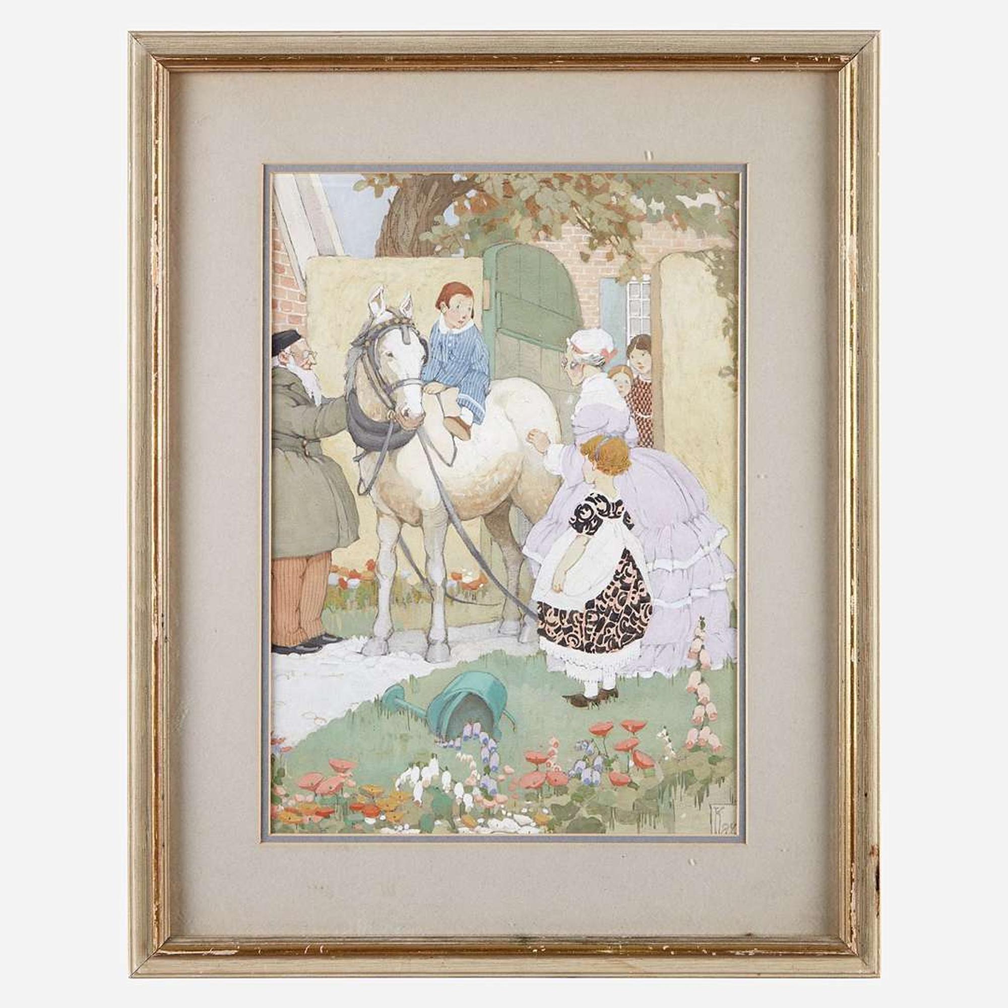 Gertrude Alice Kay (American, 1884-1939) The Parson's Horse from 'Adventures in Our Street'
