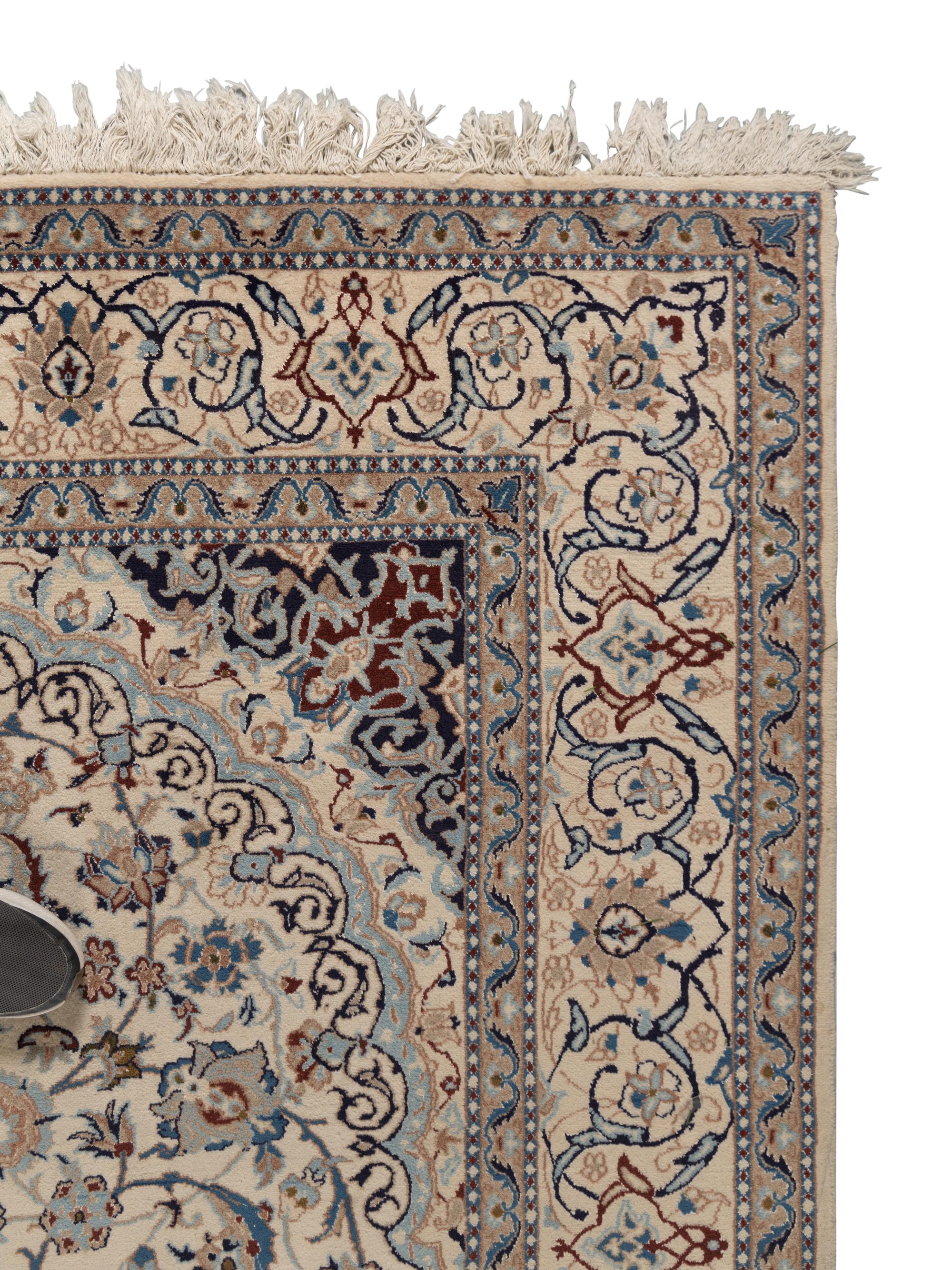 A Nain Wool Rug