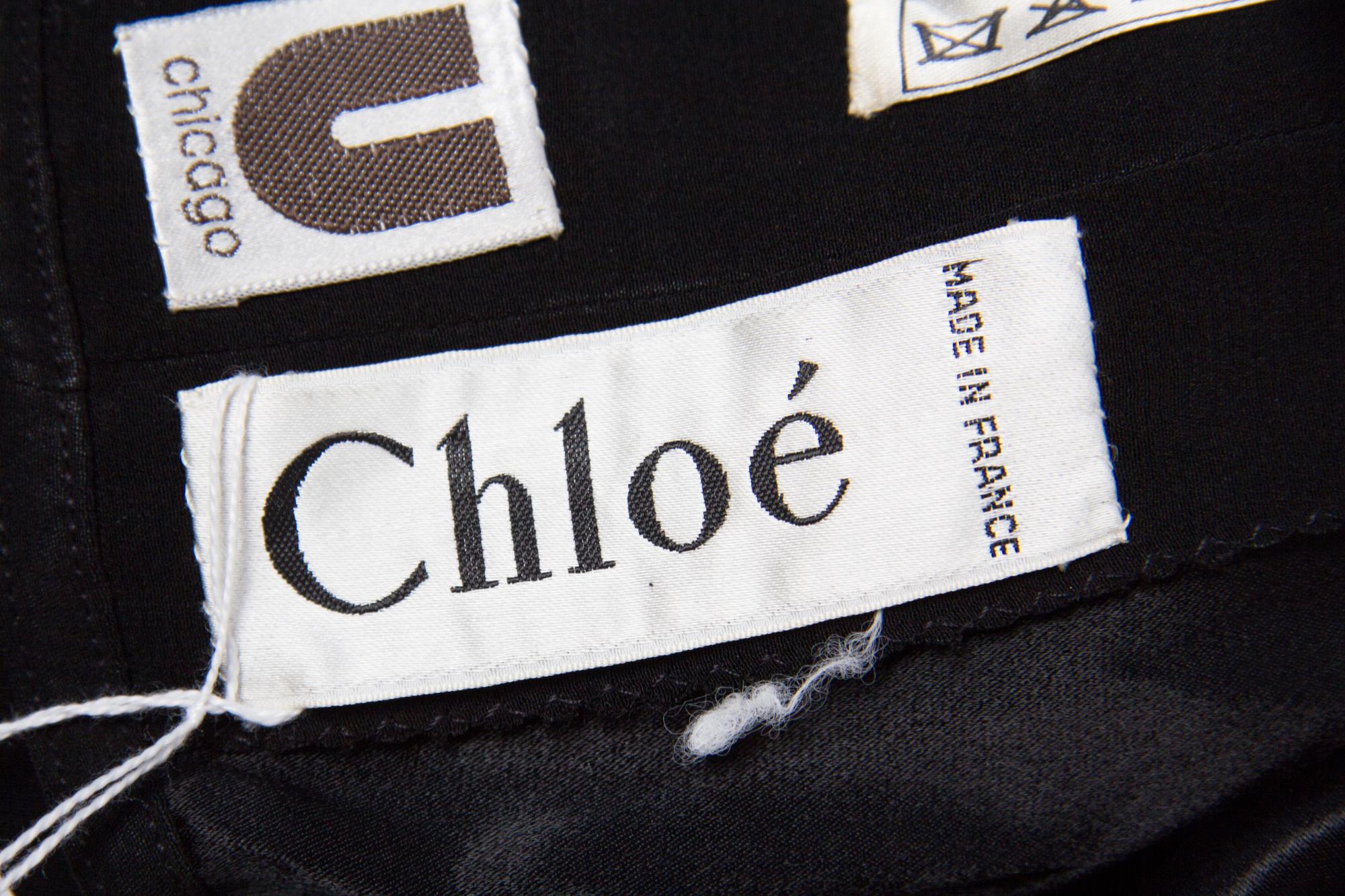 A Chloe Black and White Skirt Ensemble,