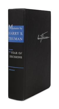 [CHICAGO] -- [DALEY, Richard J. (1902-1976), his copy]. TRUMAN, Harry S. (1884-1972). Memoirs: Year of Decisions. Garden City, New York: Doubleday & Company, Inc., 1955.