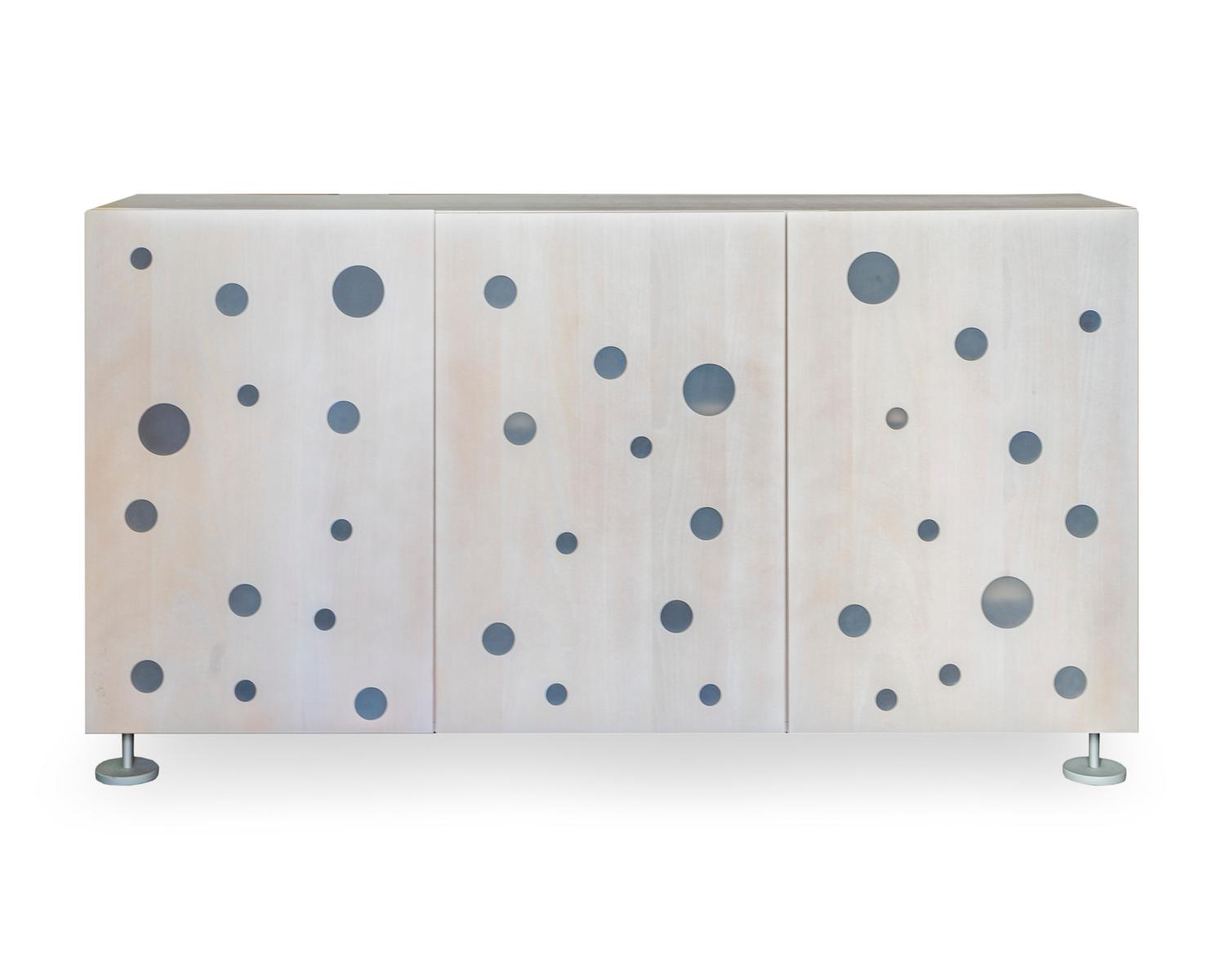 A Contemporary White Oak Console — 20TH CENTURY