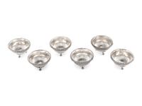 A Set of Six Paul Storr Silver Salts