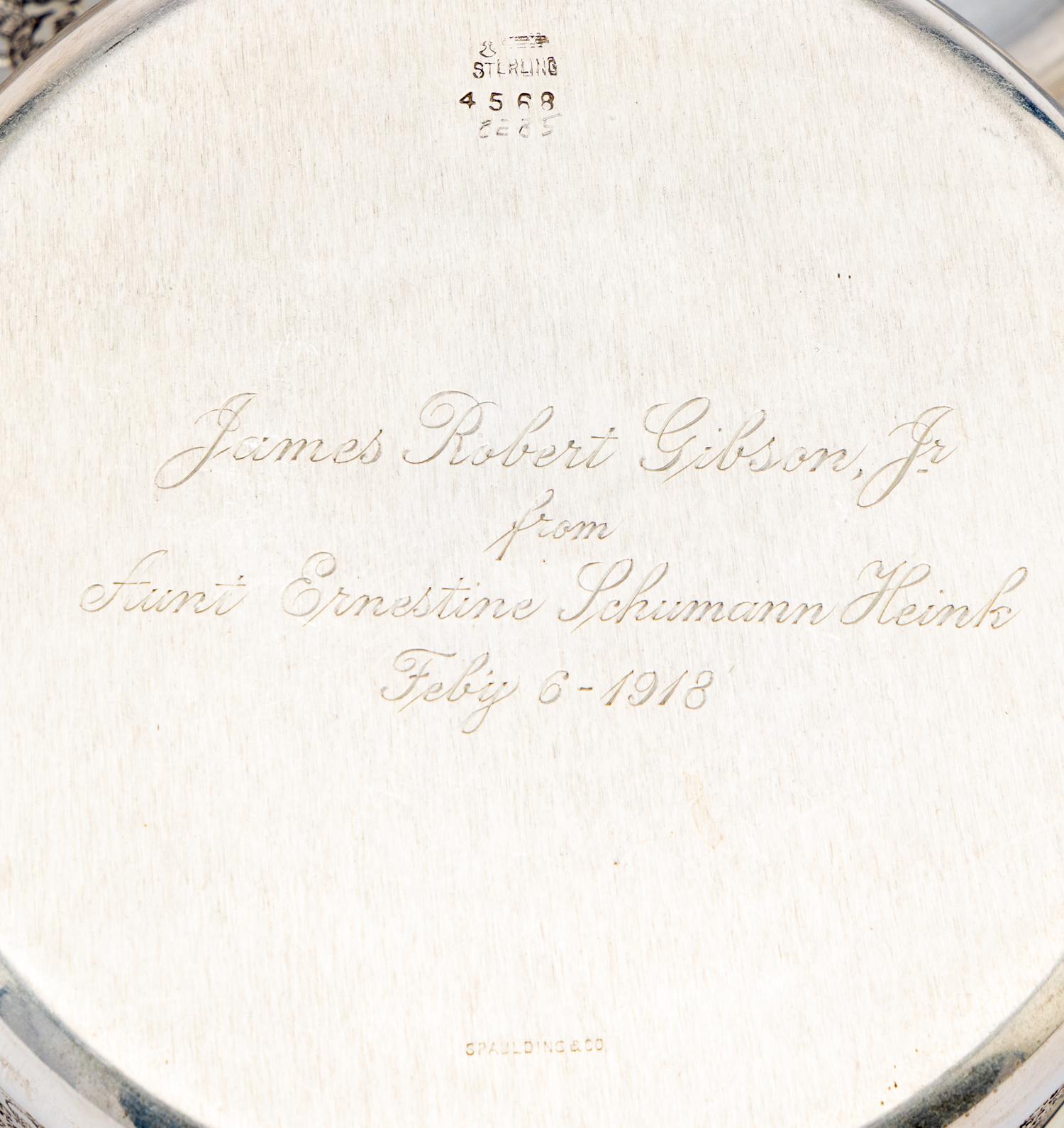 An American Silver Children's Bowl and Underplate