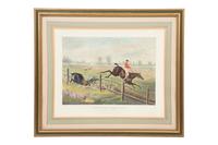 Chances of the Steeple Chase, 1826 (a set of eight)