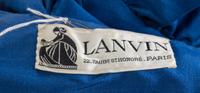 A Lanvin Vintage Royal Blue Silk Bolero jacket, No size.