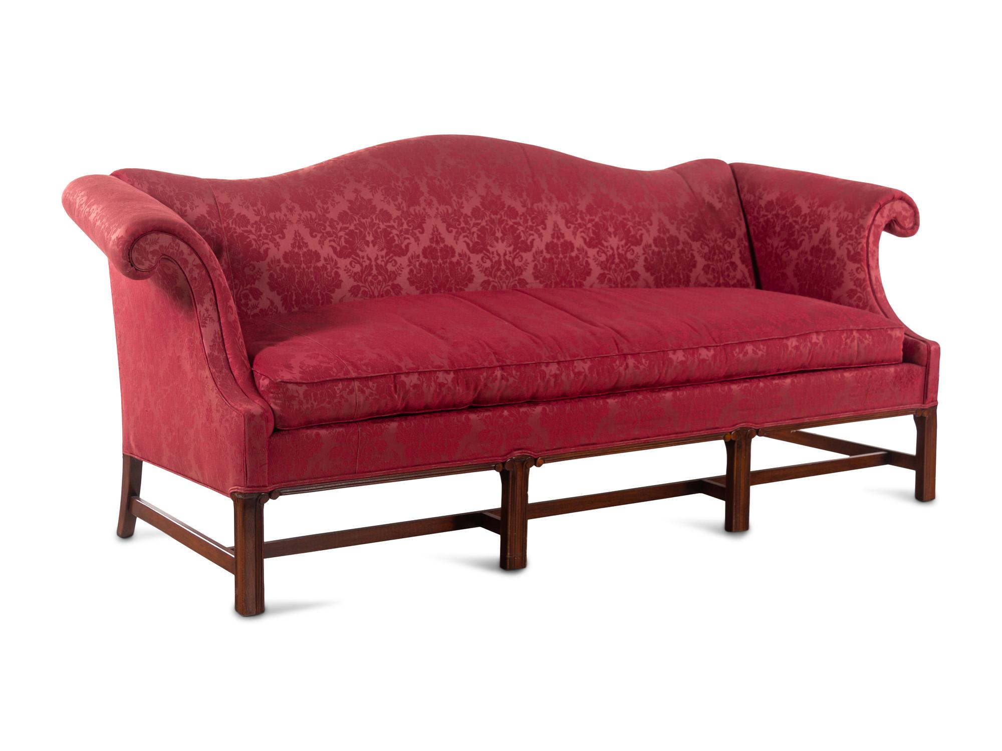 A George III Style Mahogany Sofa