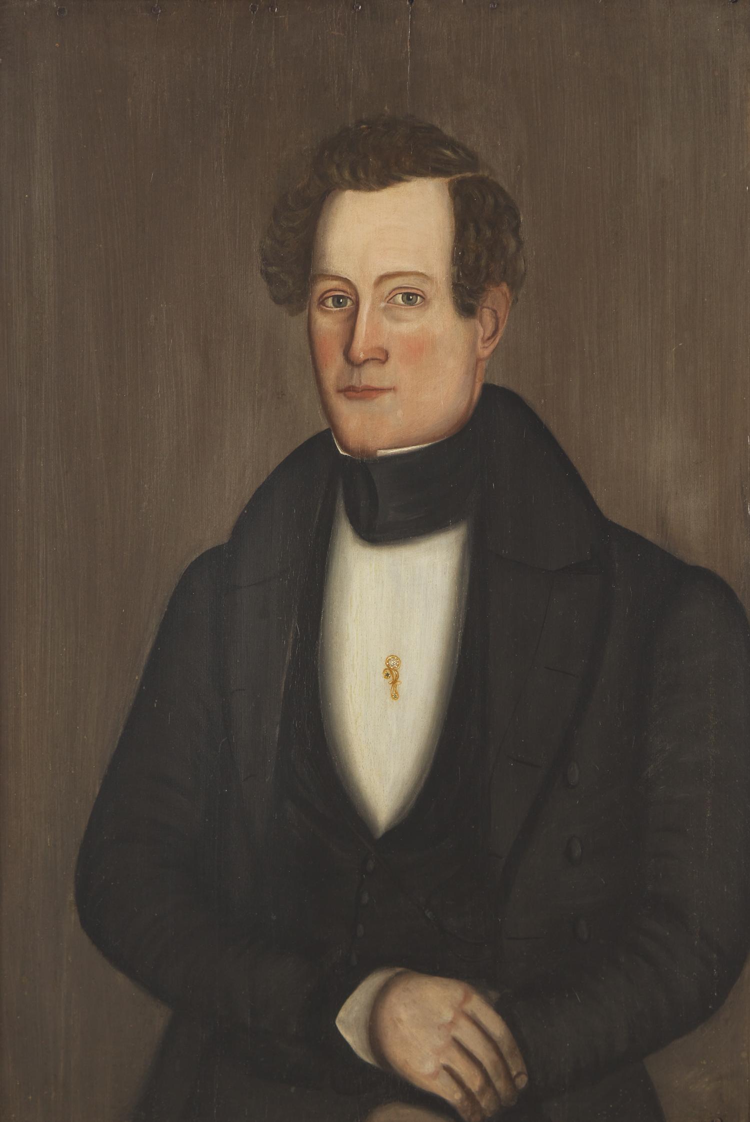 Attributed to Ralph D. Curtis (1808-1885), Portrait Of A Young Man
