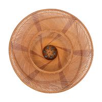 A Large Japanese Ikebana Bamboo Flower Arranging Basket