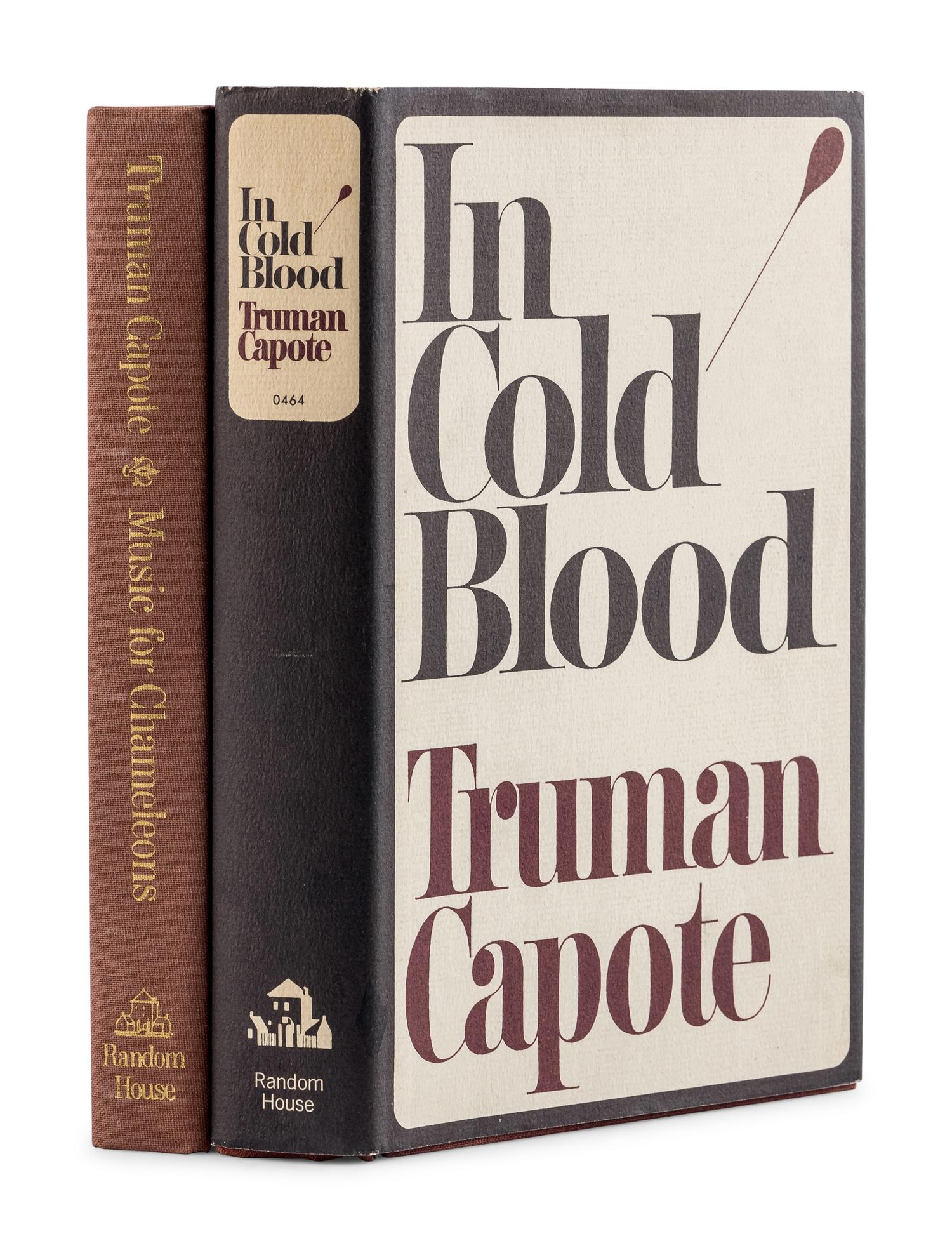 CAPOTE, Truman (1924-1984). In Cold Blood . New York: Random House, 1965.