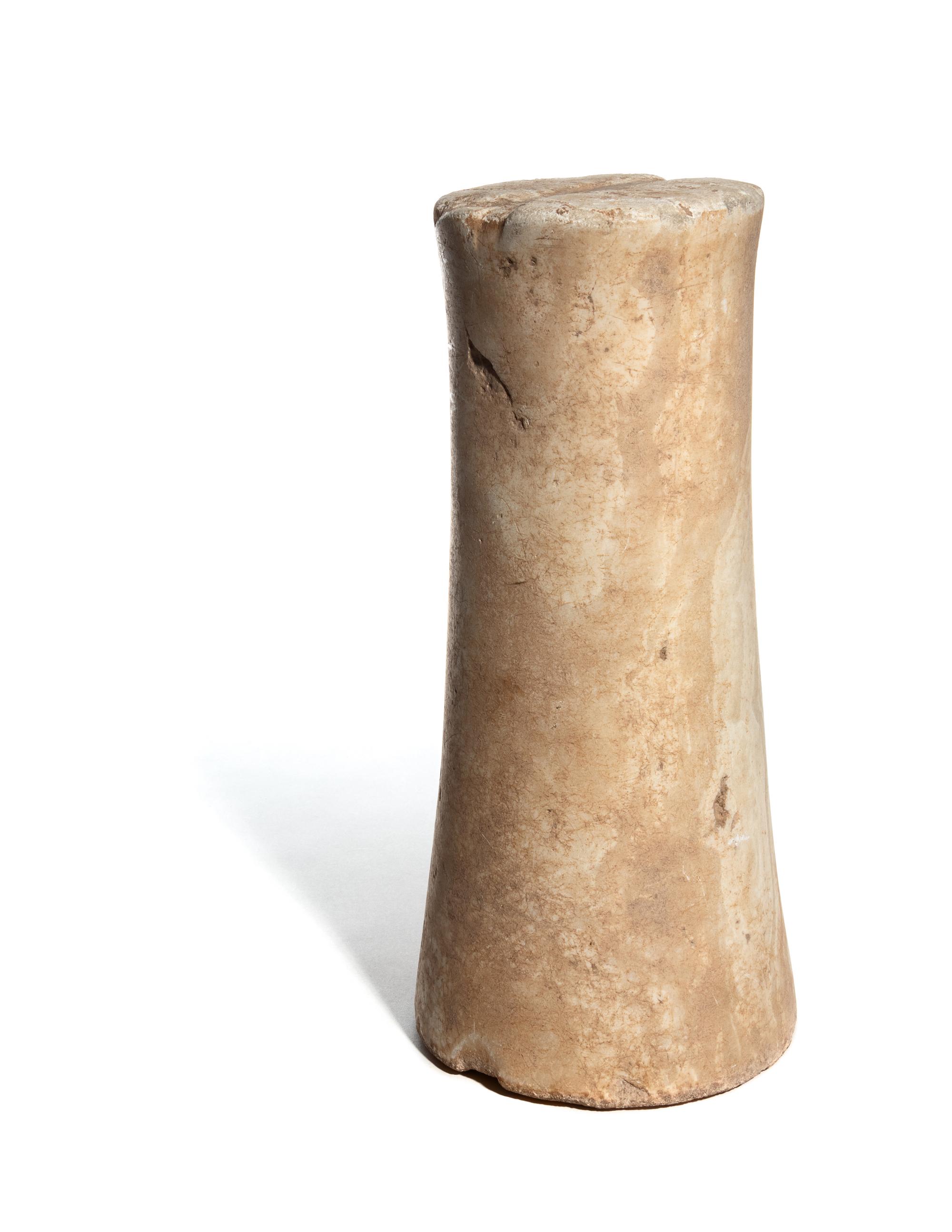 A Bactrian Calcite Columnar Ritual Object