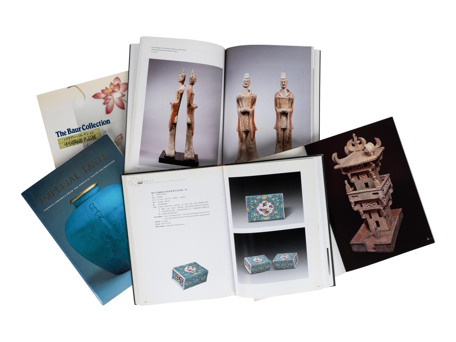 [CERAMICS — COLLECTION] A group of works about Chinese Ceramics in Private and Museum Collections, comprising:
