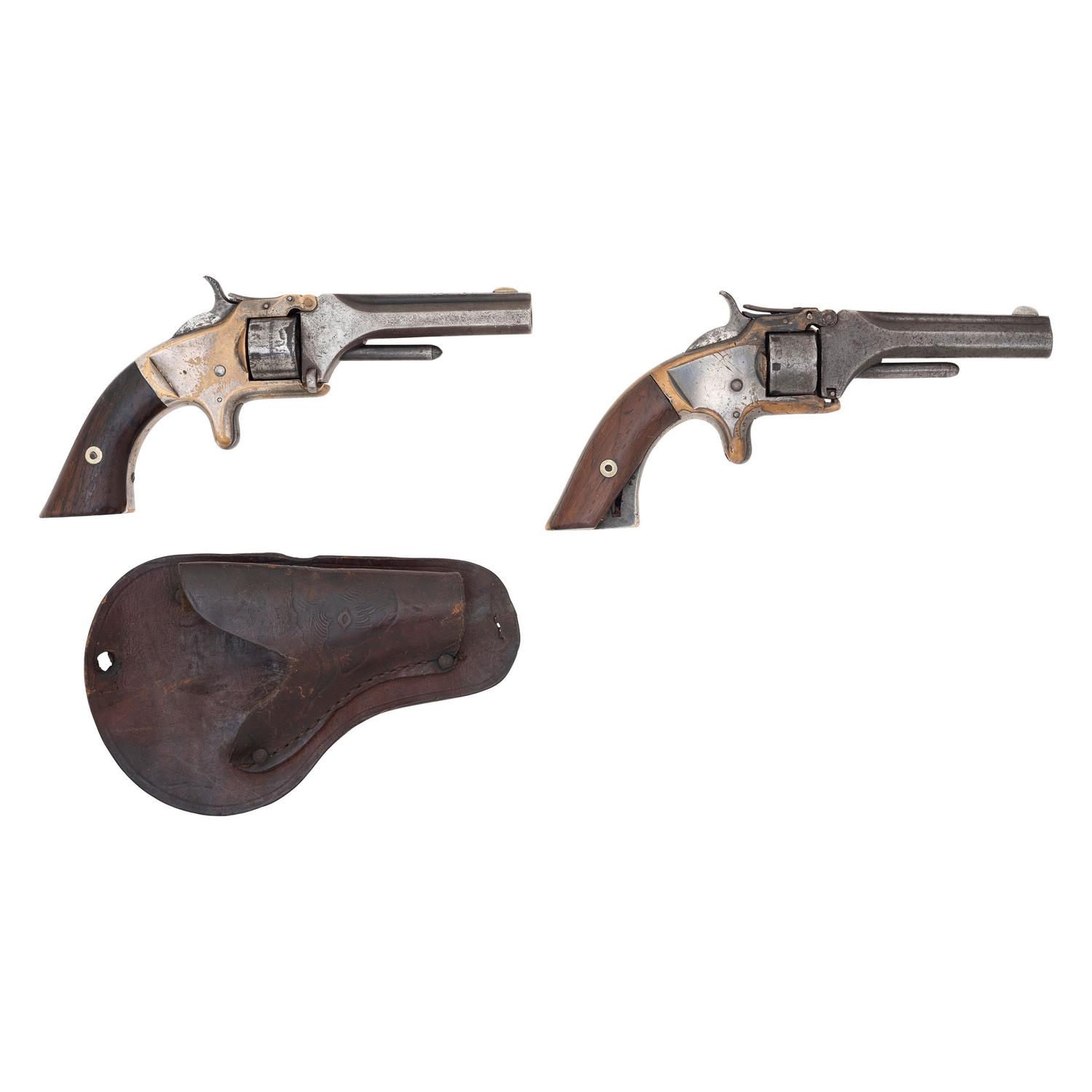 Lot of Two Smith & Wesson No. 1 Second Issue Revolvers