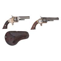 Lot of Two Smith & Wesson No. 1 Second Issue Revolvers