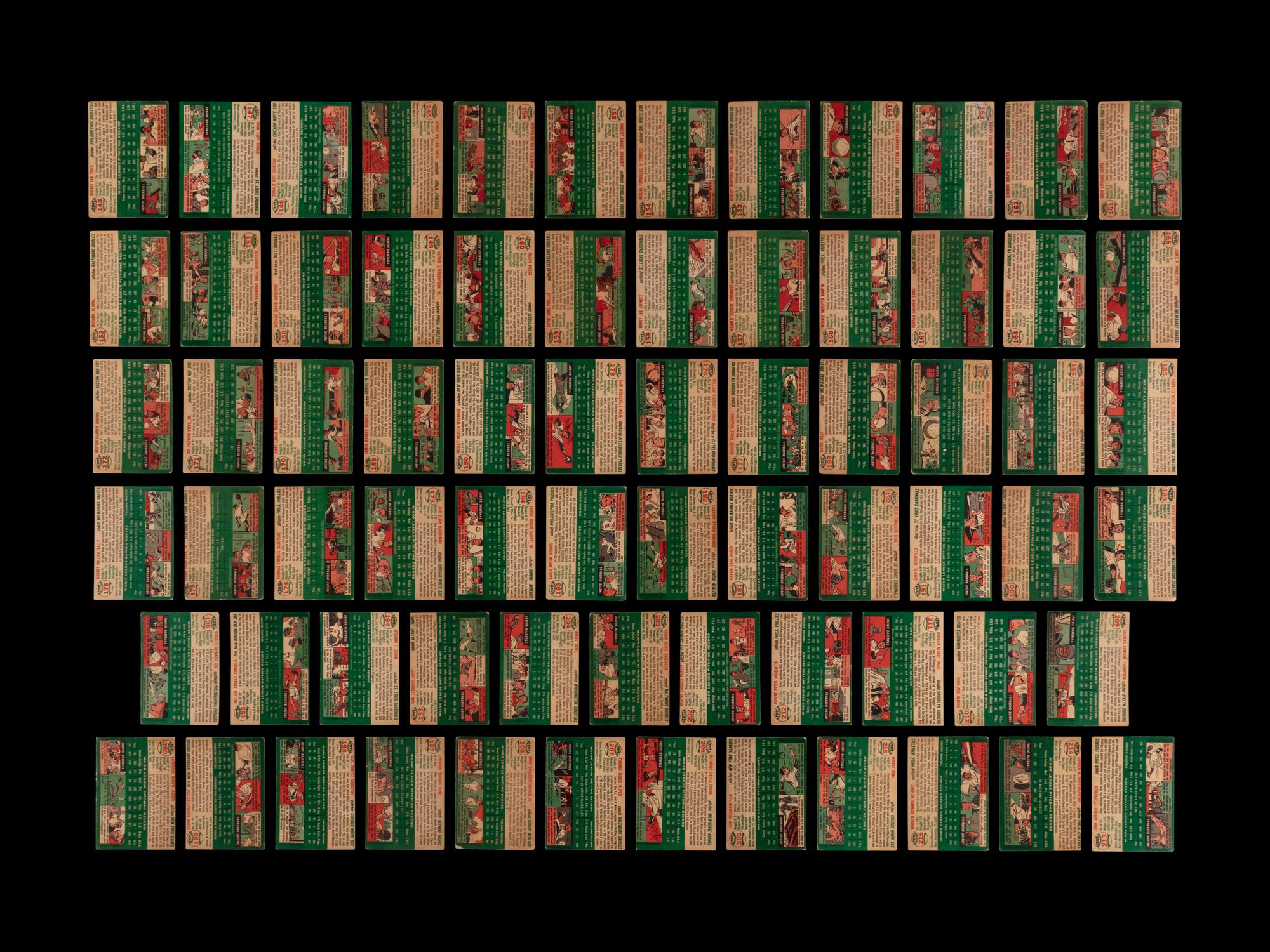 A Near Set of 1954 Topps Baseball Cards (243/250)