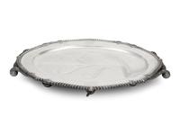 An English Silver-Plate Cloche and Warming Dish