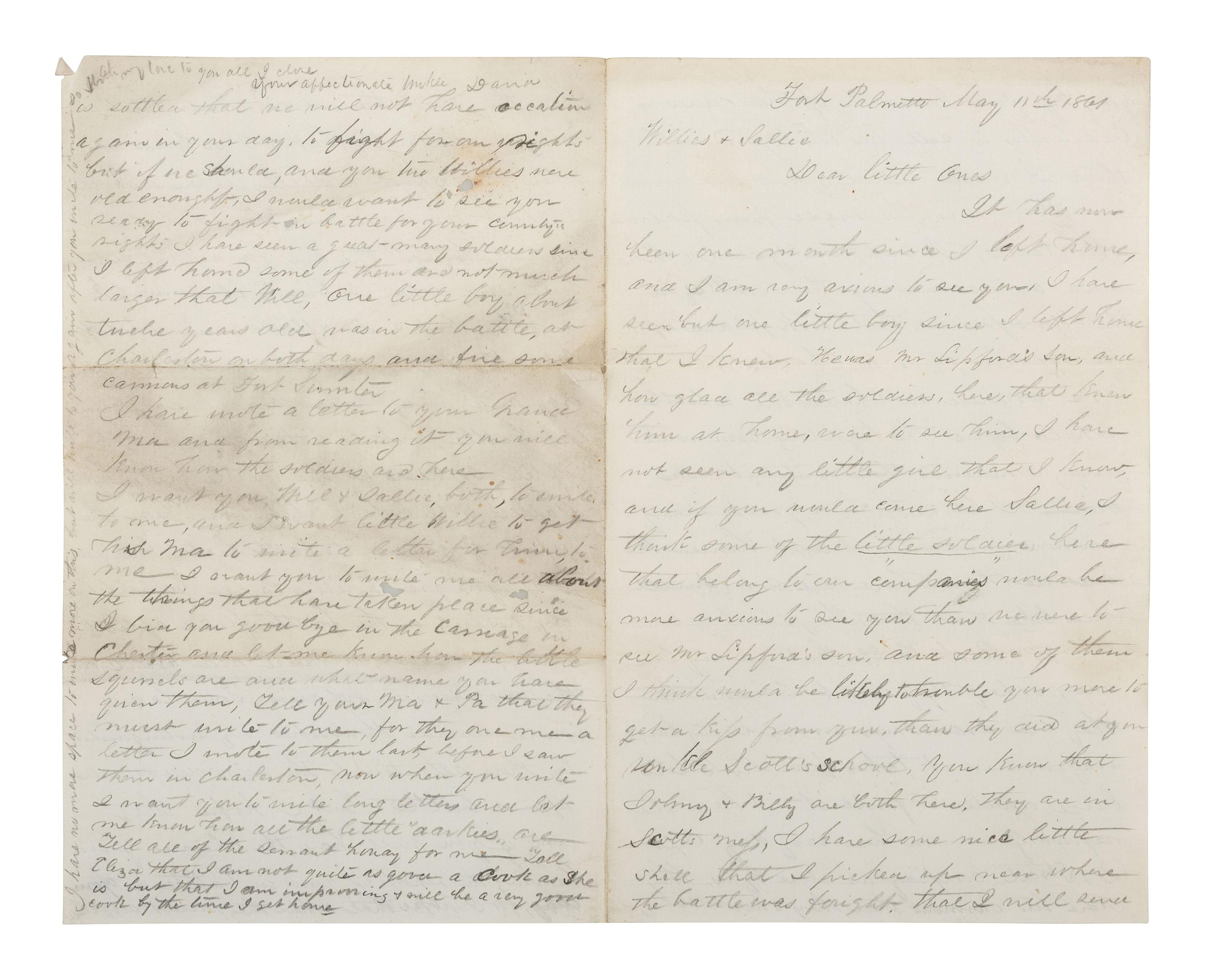 [CIVIL WAR]. Civil War archive of Ordnance Sgt. David H. Wilson (1831-1863), Co. F, 6th South Carolina Infantry, including war-date letters, diary, and photographs.
