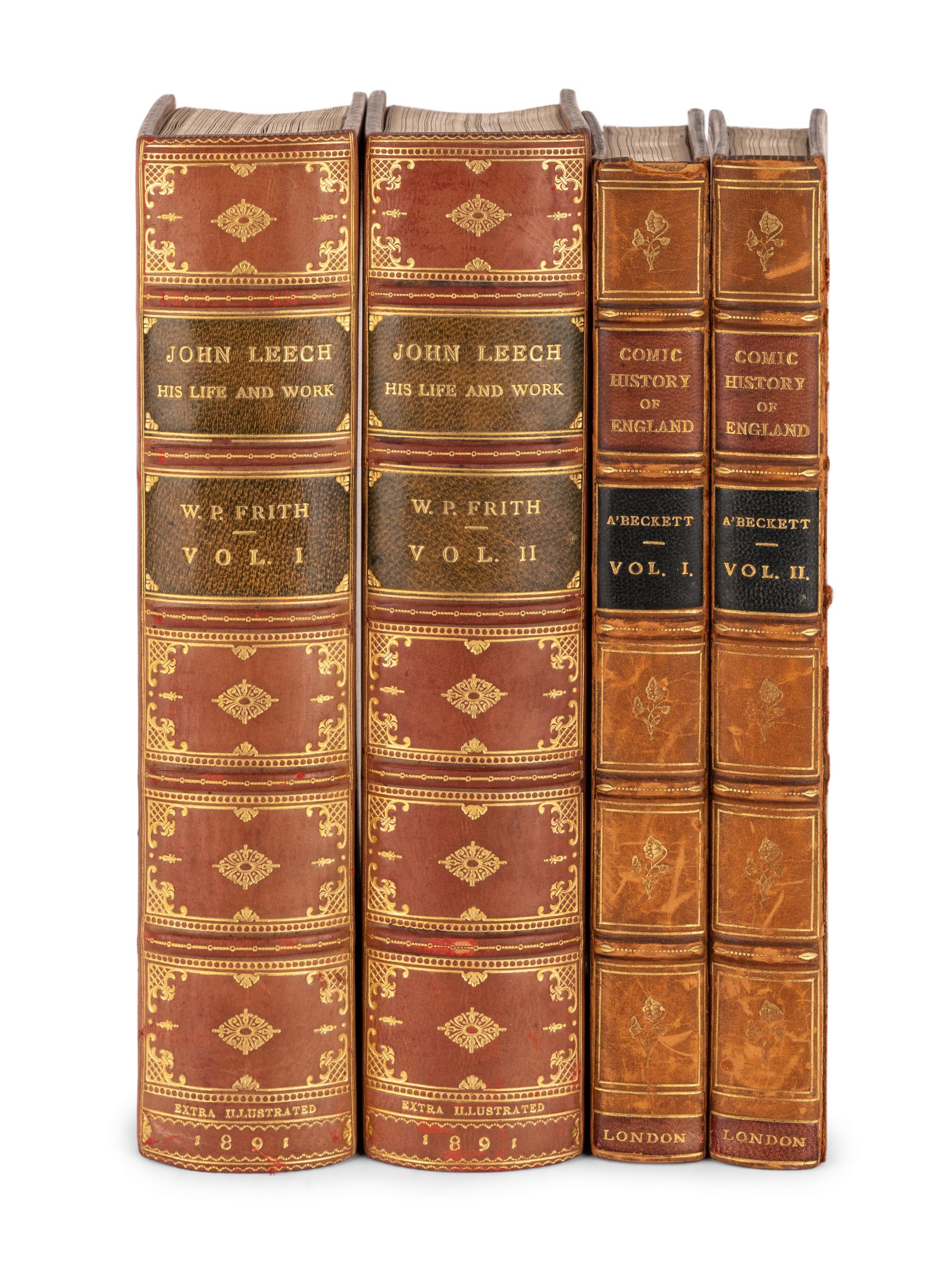 [LEECH, John (1817-1864)]. FRITH, William Powell (1819-1909). John Leech, His Life and Work . London: Richard Bentley and Son, 1891.