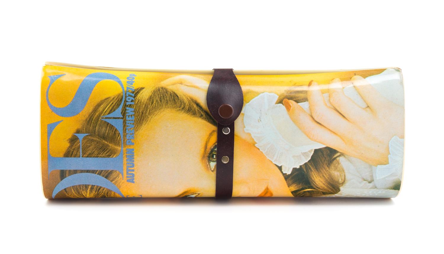 A "Brides Magazine" Clutch, 12" x 5" x 2".
