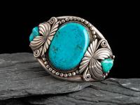 Silver and Turquoise Cuff Bracelet