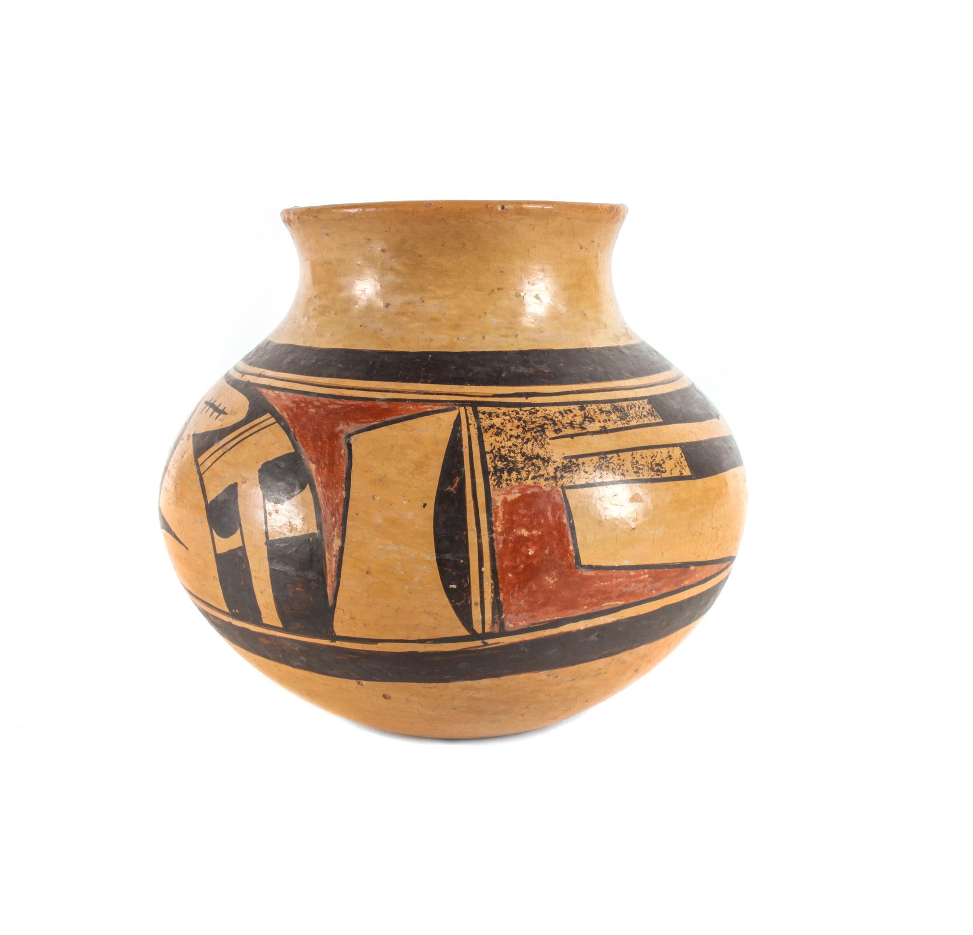 Rachel Namingha Nampeyo (Hopi, 1903-1985) Polychrome Jar Height 7 x diameter 6 inches