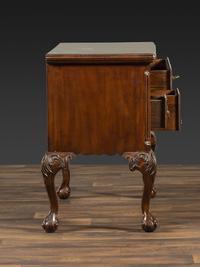 A Chippendale Style Carved Mahogany Dressing Table