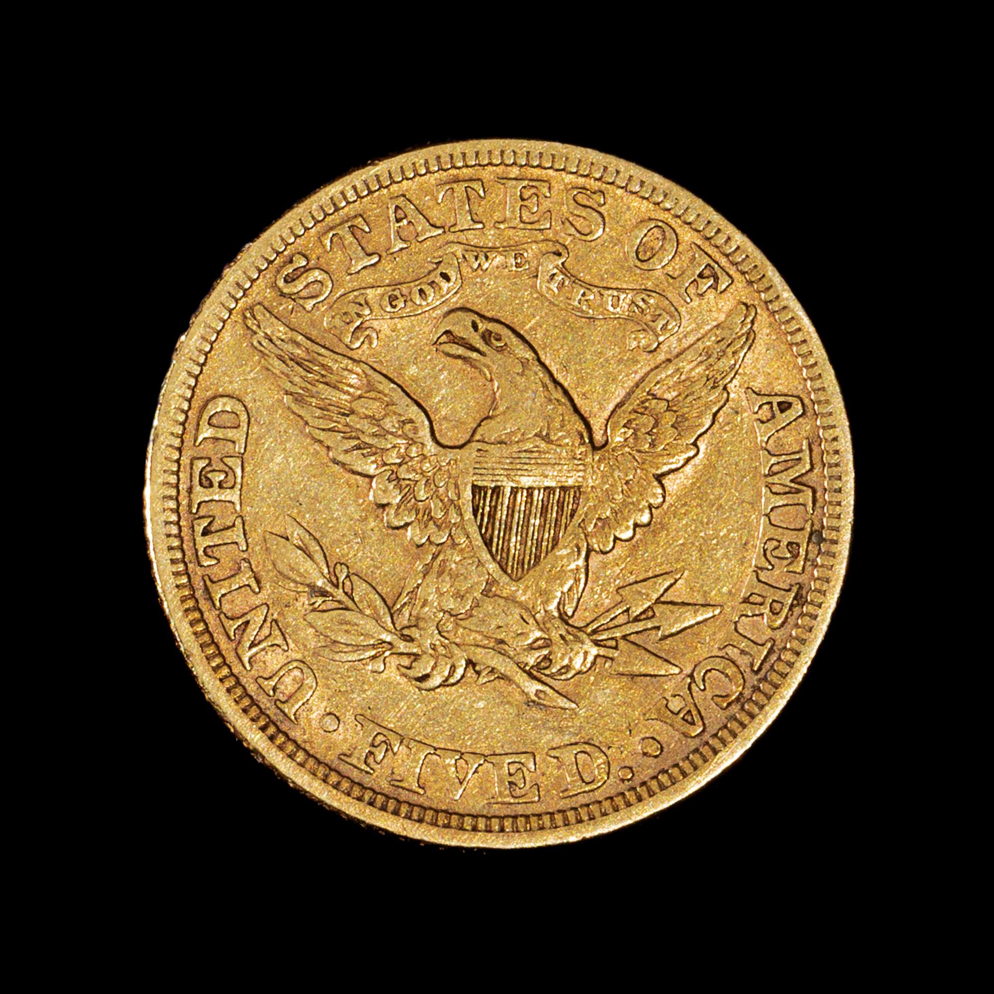 A United States 1880 Liberty Head $5 Gold Coin