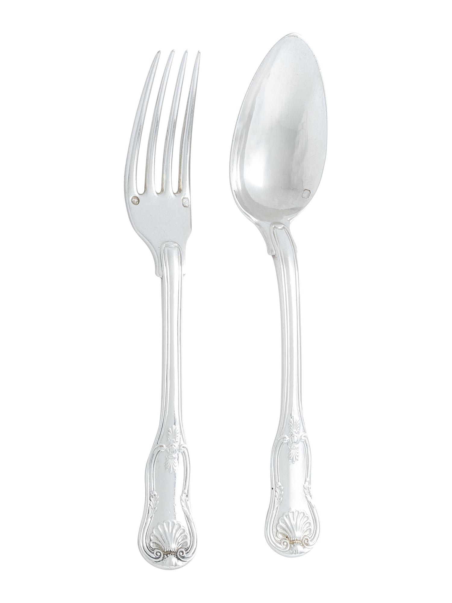 A French Silver Flatware Service