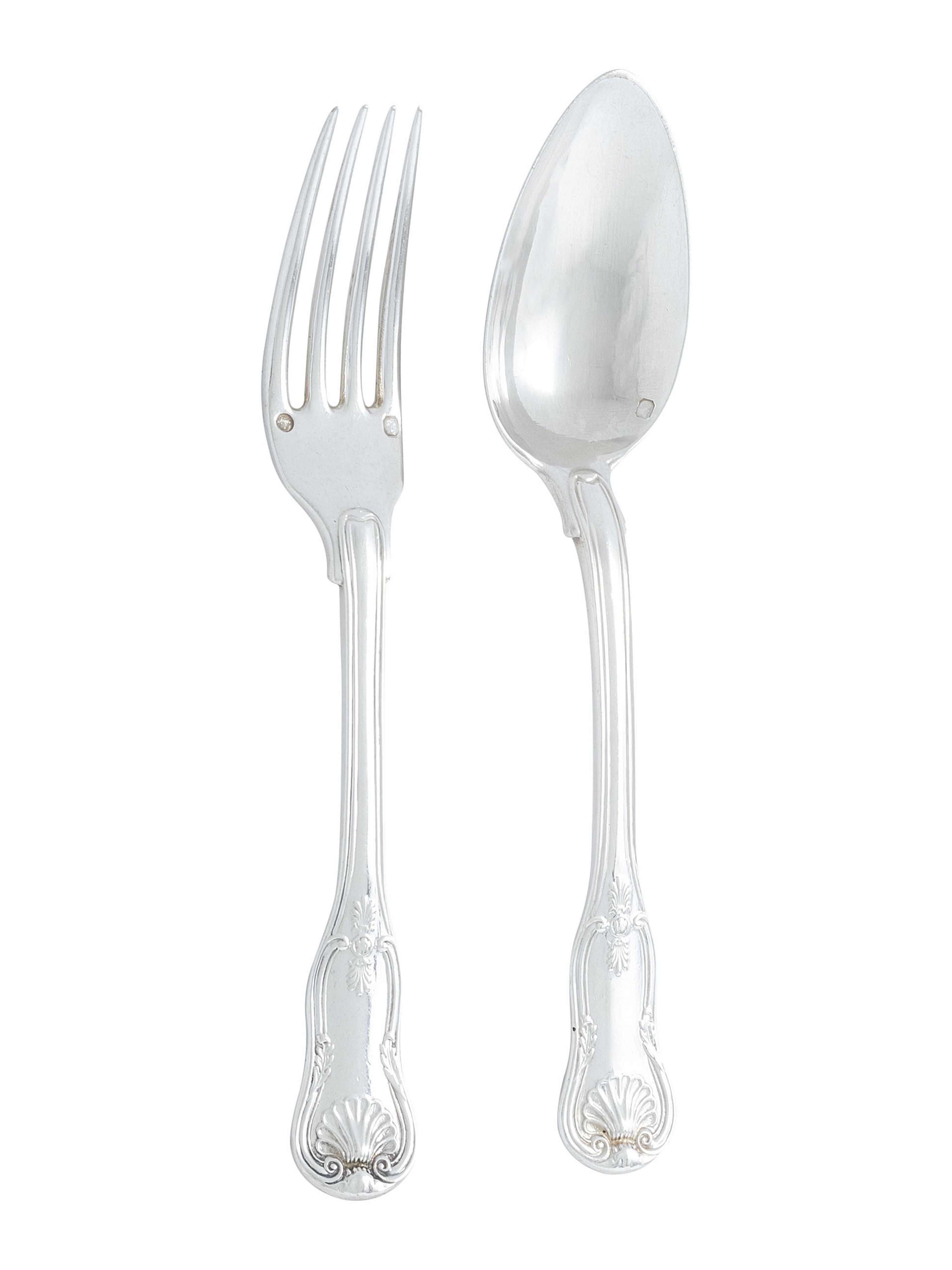 A French Silver Flatware Service
