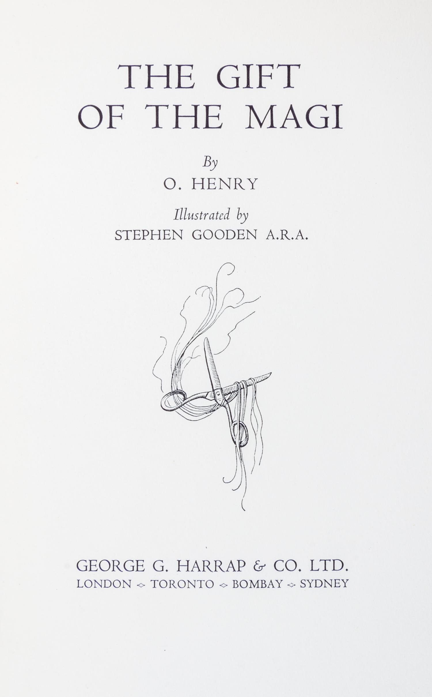 O HENRY. The Gift of the Magi. London, 1939.