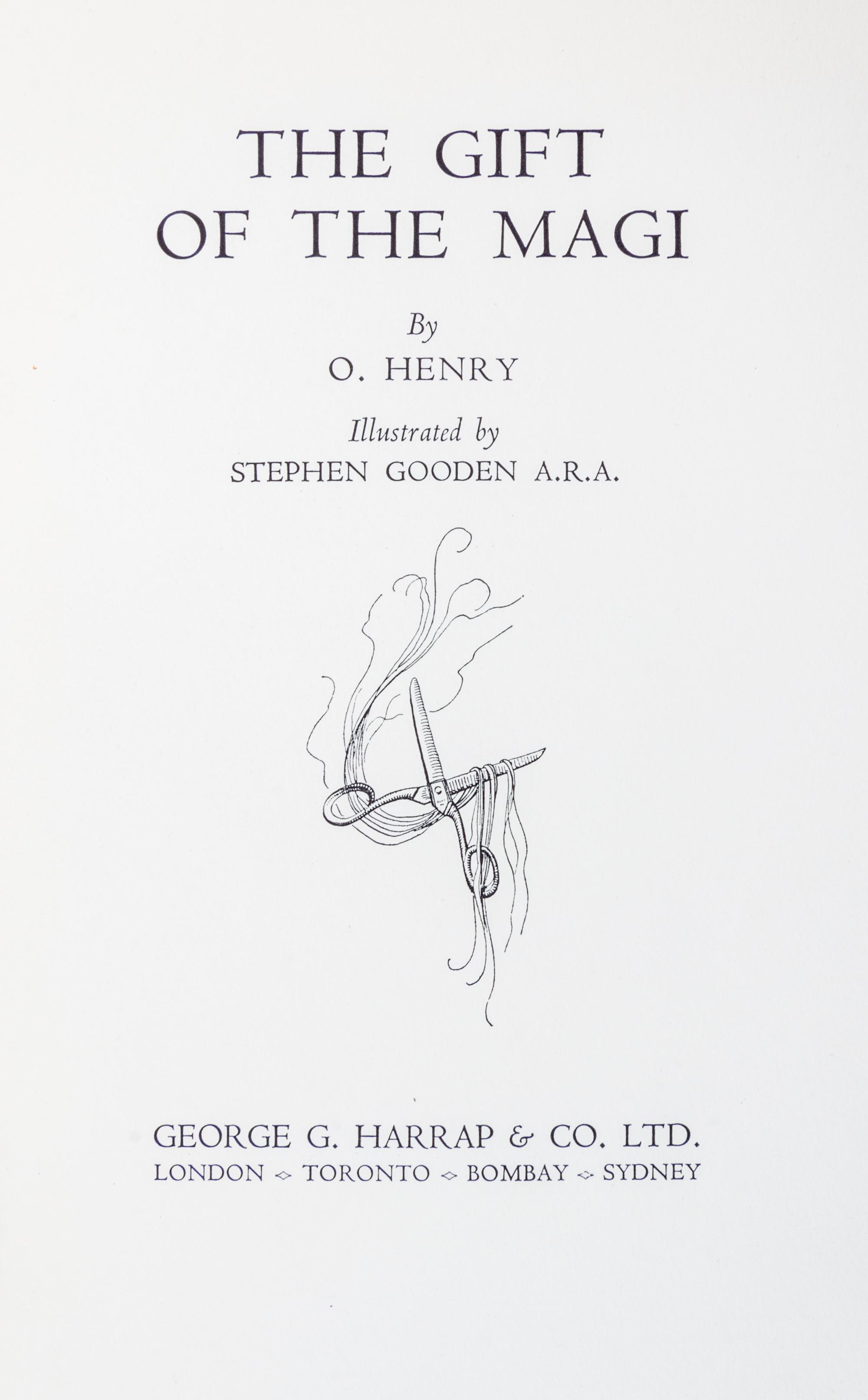 O HENRY. The Gift of the Magi. London, 1939.